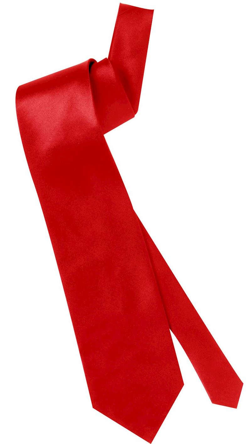 Krawatte Satin rot 