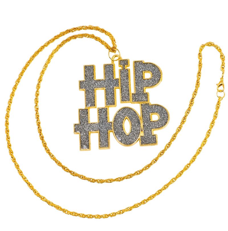 Goldene Halskette Hip Hop 