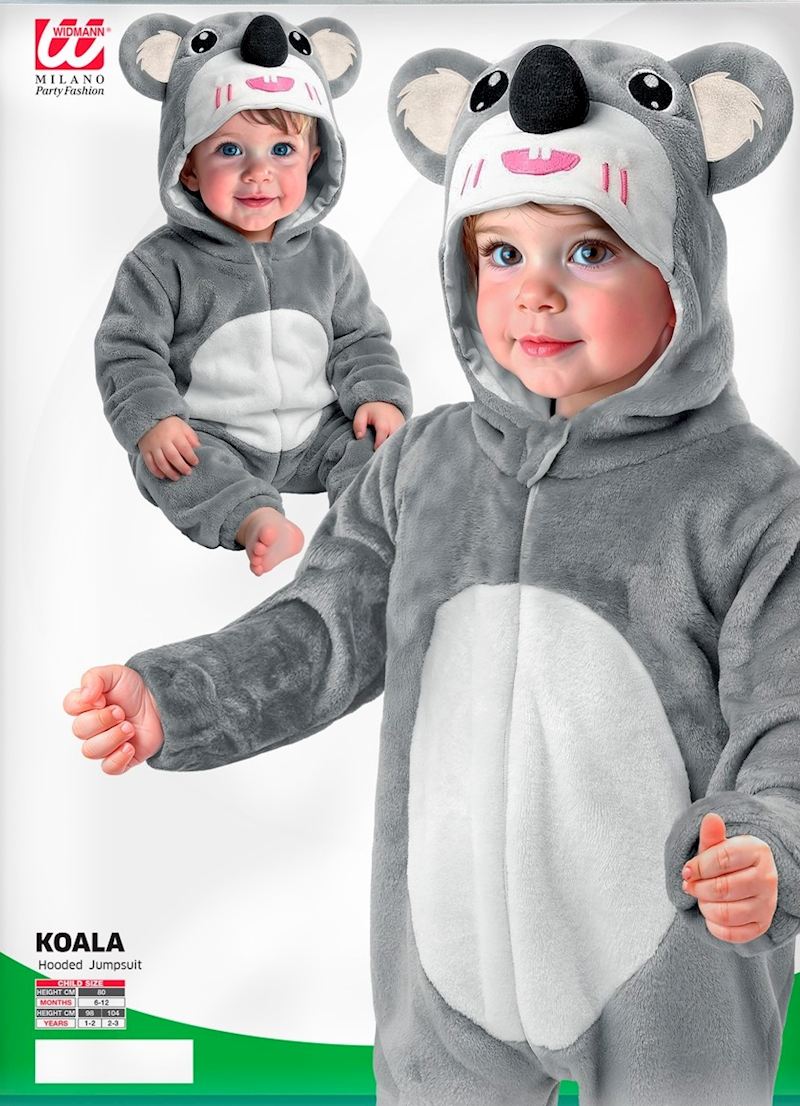 Costume Ours Koala en peluche combinaison taille 80cm