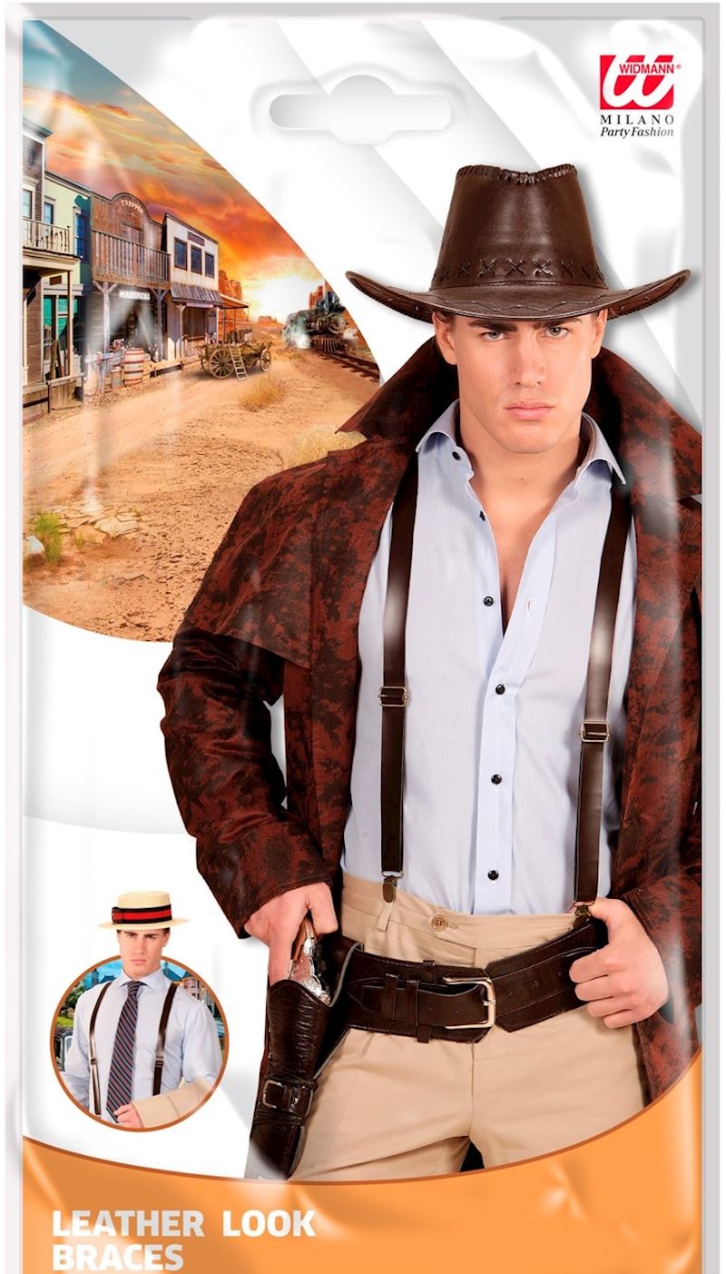 Hosenträger Lederlook 