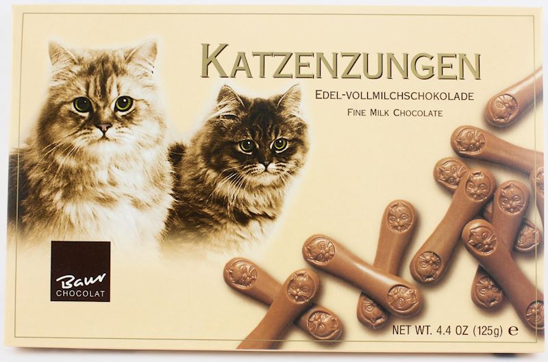 Schokoladen Katzenzungen 21 Stück 125 g
