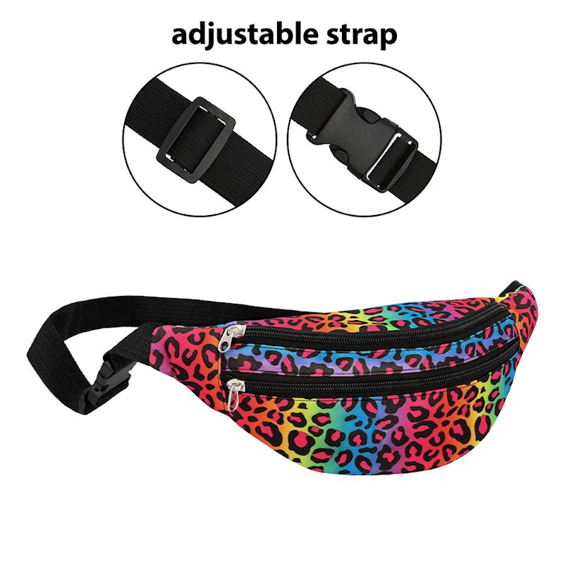 Gürteltasche Leopard UV Blacklight