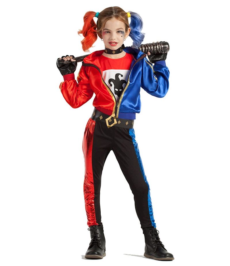 Costume Jester Fatale taille 10-12 ans