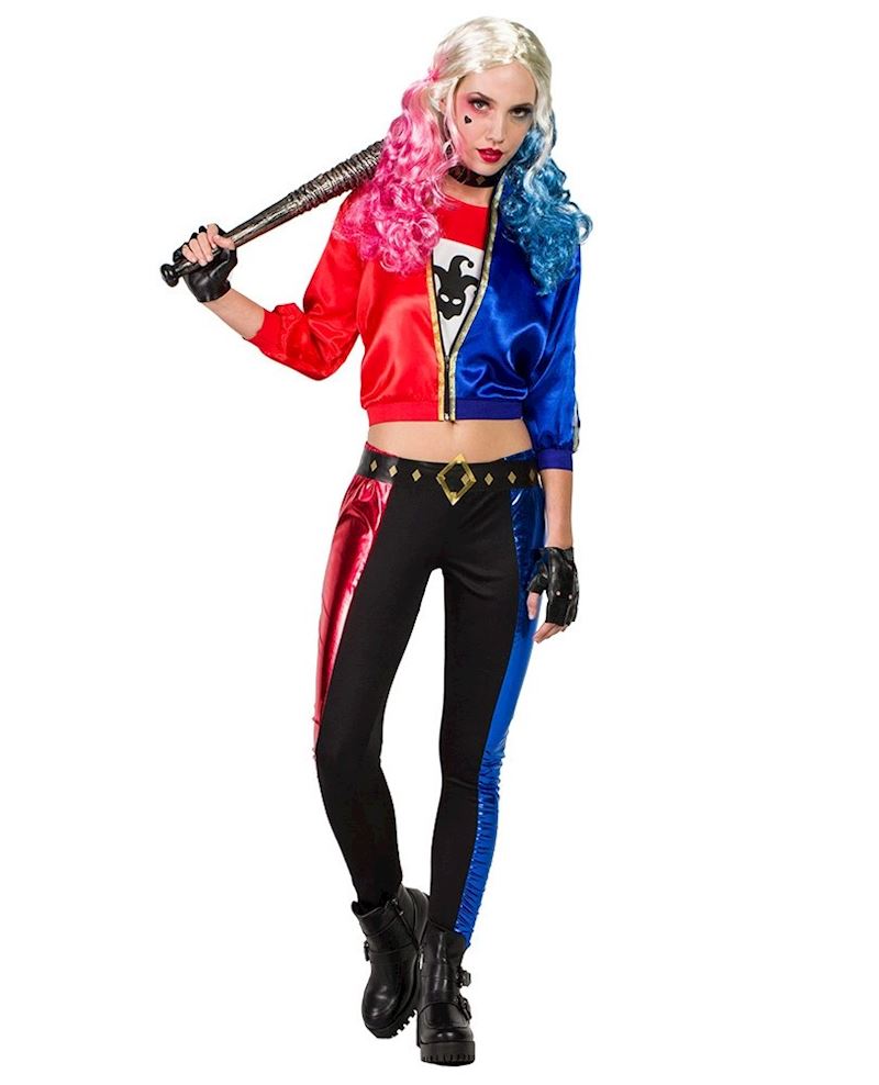 Kostüm Jester Fatale Gr. M/L Jacke, Shirt, Hose, Halsband &