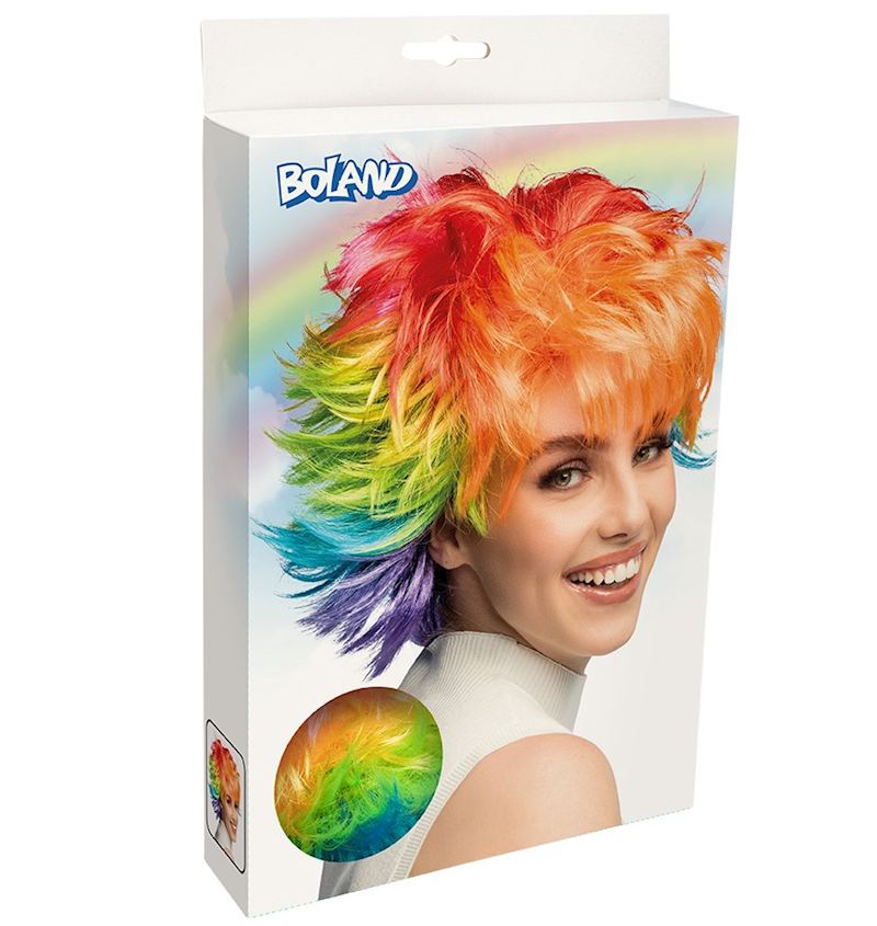 Perücke Rainbow rebel cheveux courts