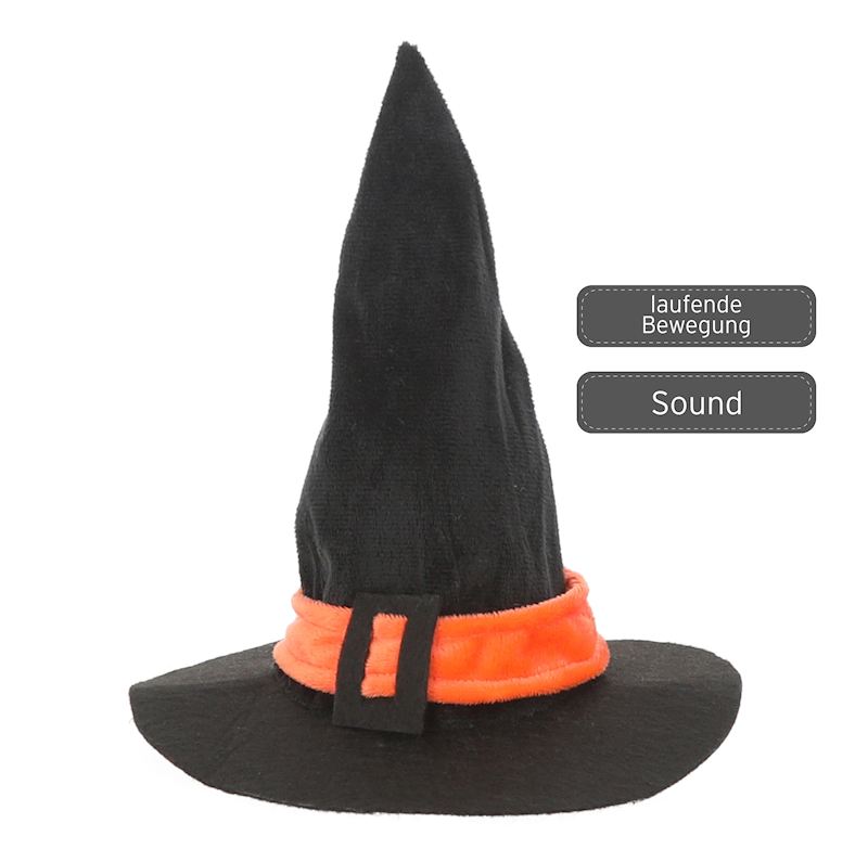 Heulender Hexenhut 24 cm exkl. 3 AAA Batterien