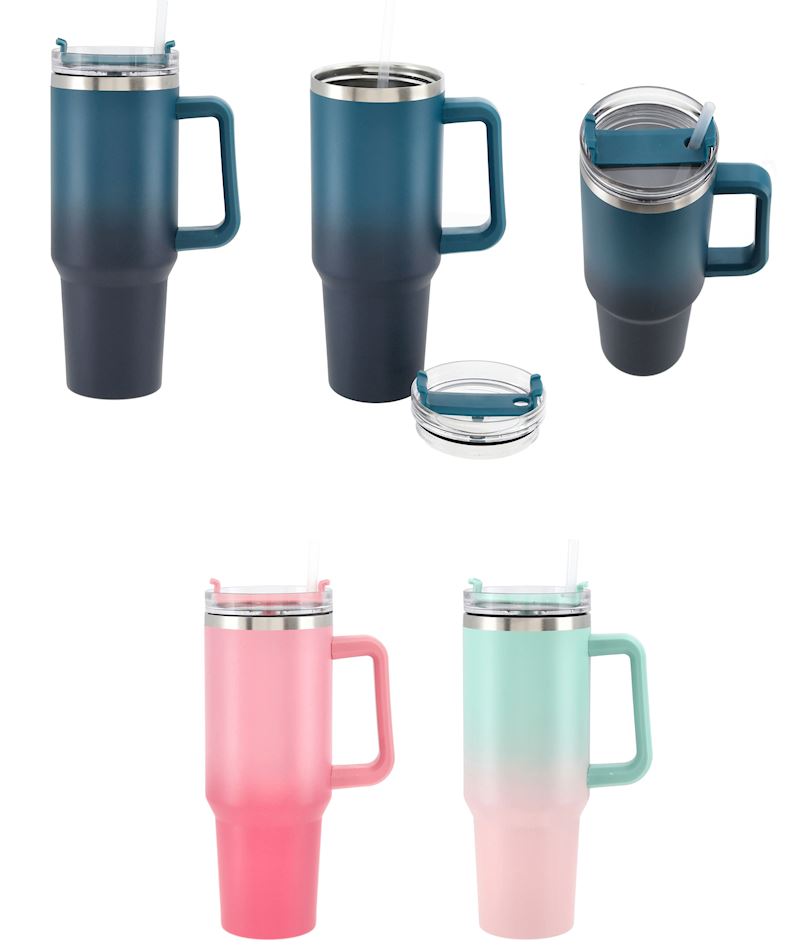 Thermobecher aus Edelstahl 1200 ml, 3 sort.