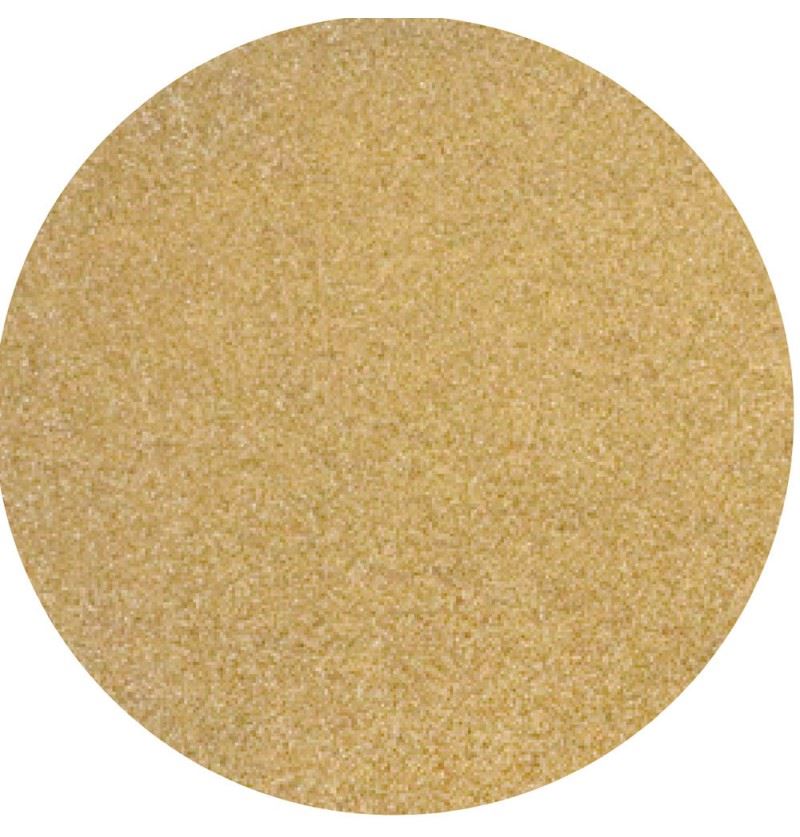 Tischset rund 6 Stk. Vlies gold glänzend 34cm