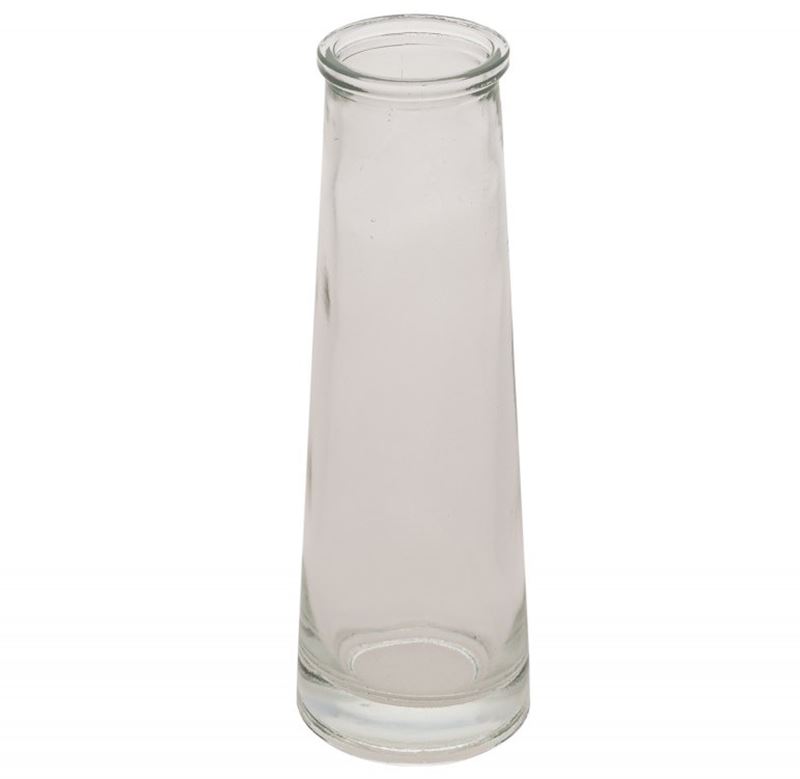 Vase aus Glas 15 cm transparent