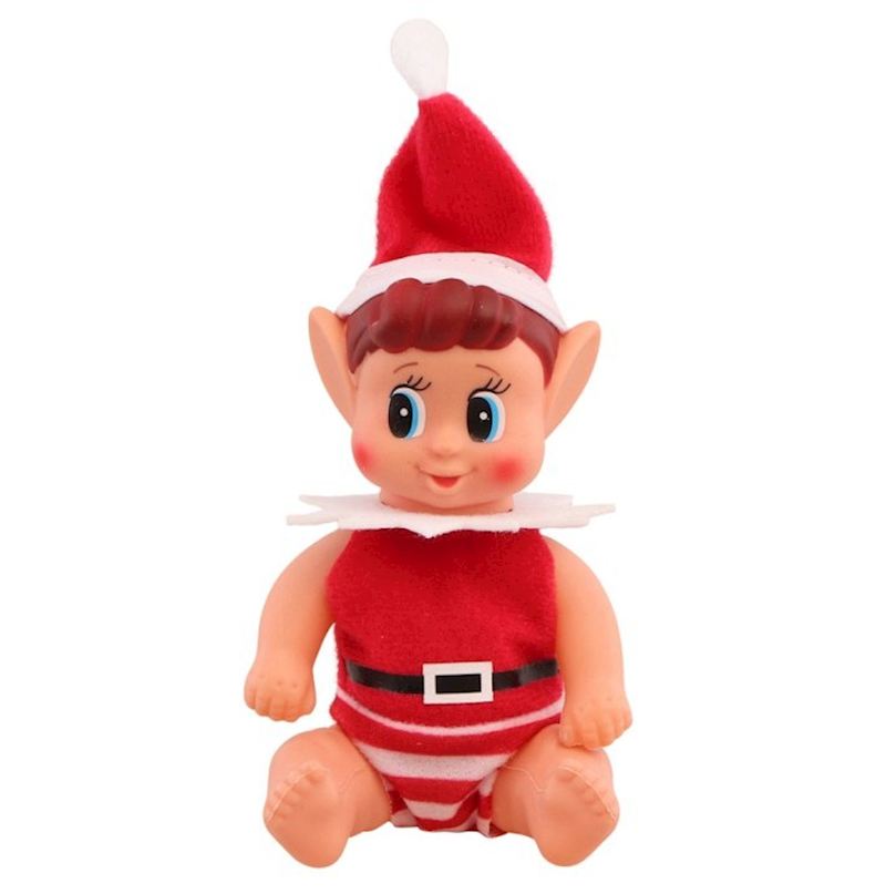 Weihnachtself Baby Junge 16x6.5x5.5 cm