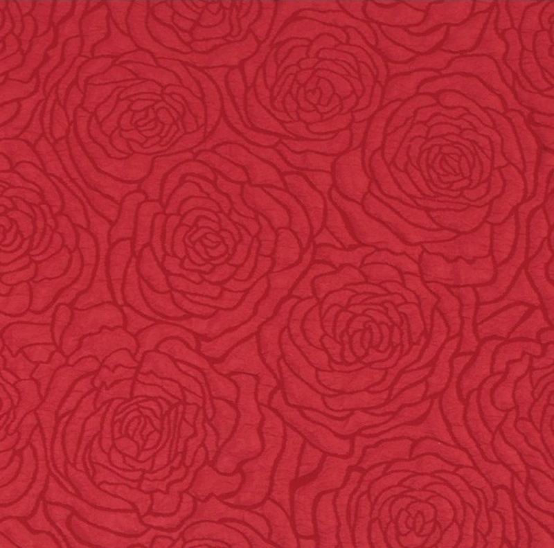 Tischläufer rote Rosen 28cm x 3m