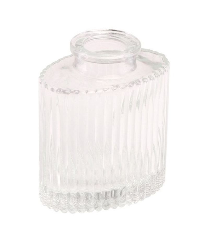 Vase Helios transparent 7x4.5x8 cm