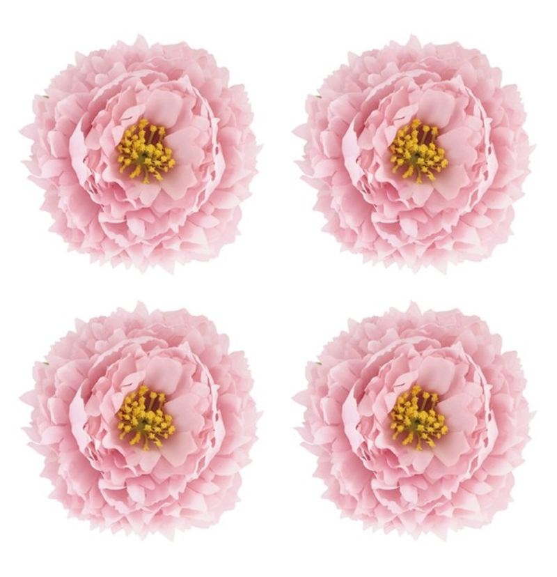 Pfingstrosen 4 Stk. rosa 9x4 cm