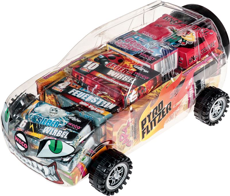 Pyro Flitzer 16-teilig Jugendsortiment Kat 1