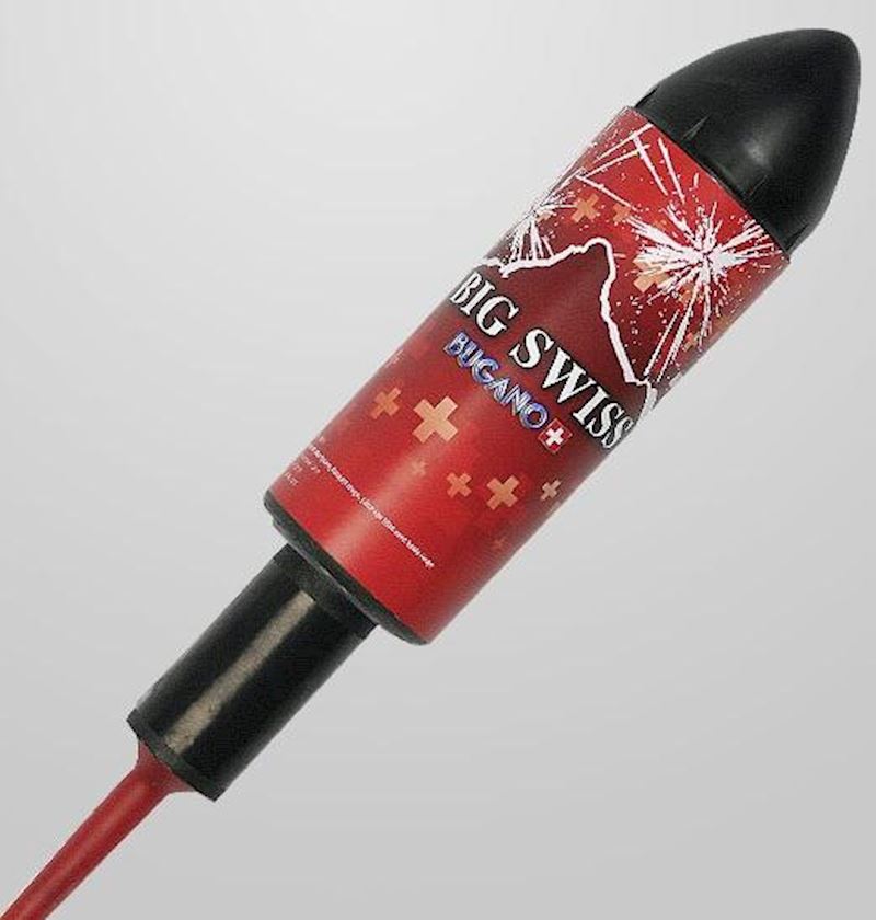 Big Swiss Rakete Kat.3 rotes Bouquet, Titanweide