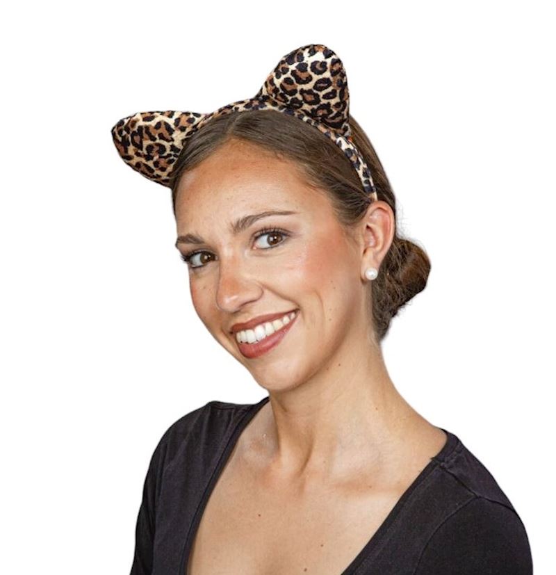 Haarreif mit Leopardenohren 