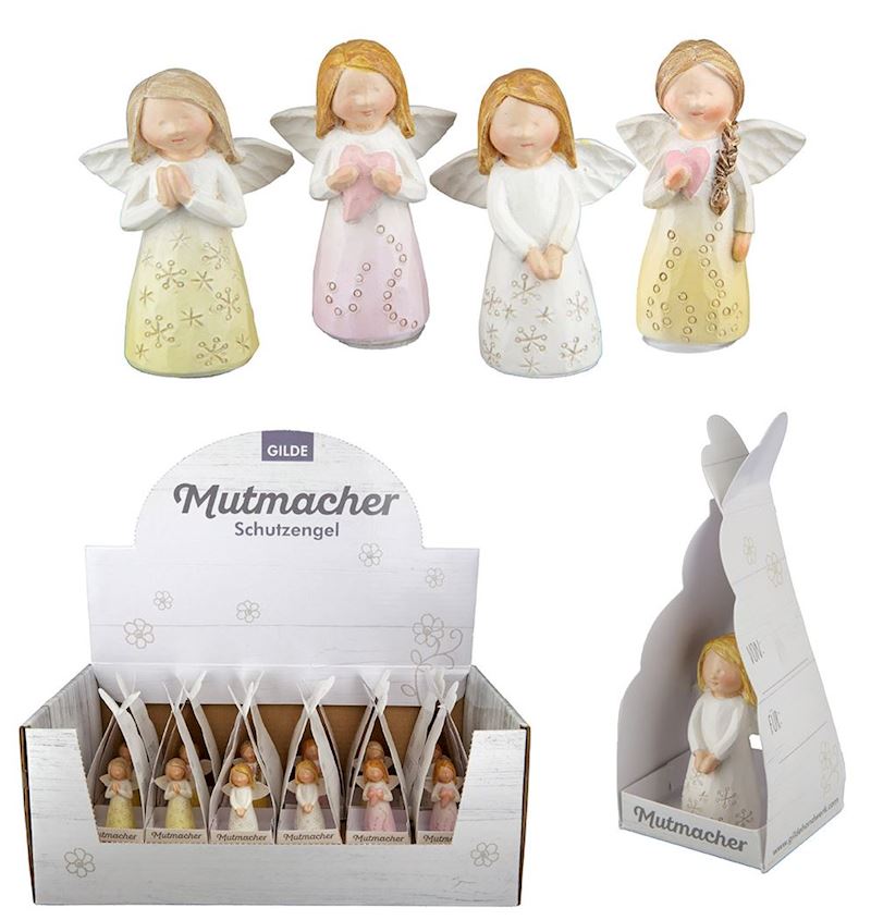 Anges figures de courage 4 ass. 11 cm