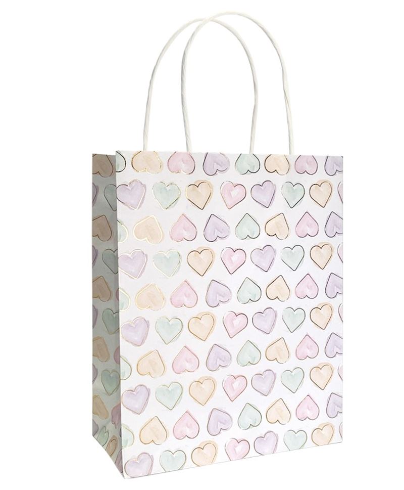 Geschenktasche Herzen 170x80x210 mm