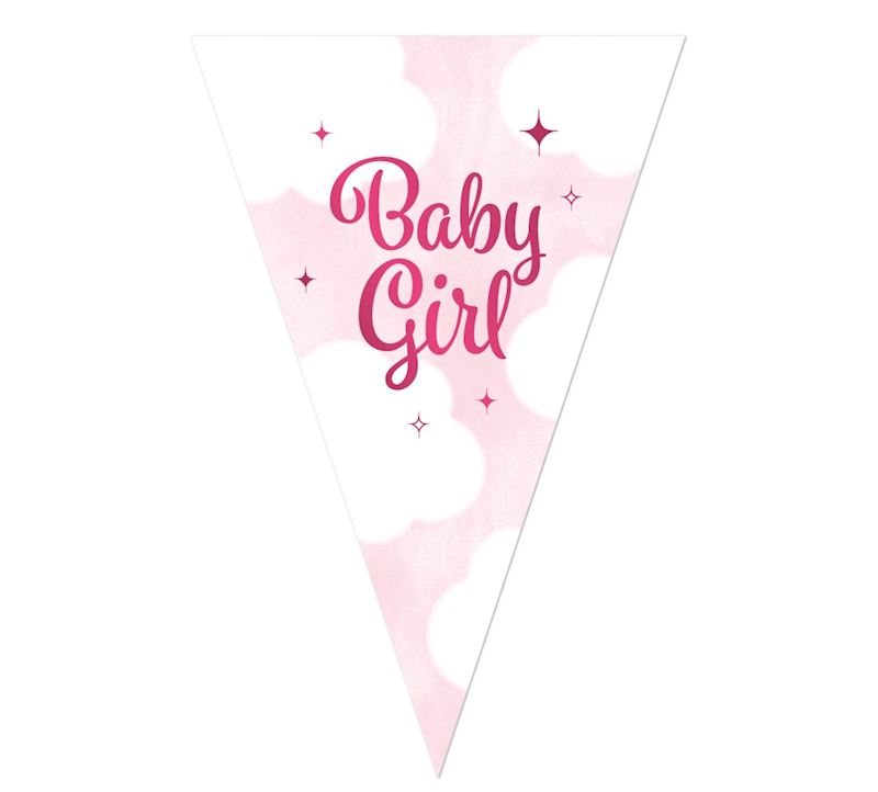 Wimpelkette Baby Girl 10 m 