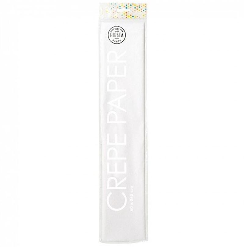 Krepppapier 50x250 cm weiss