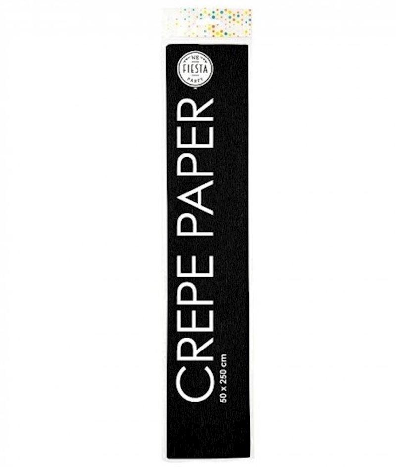 Krepppapier 50x250 cm schwarz