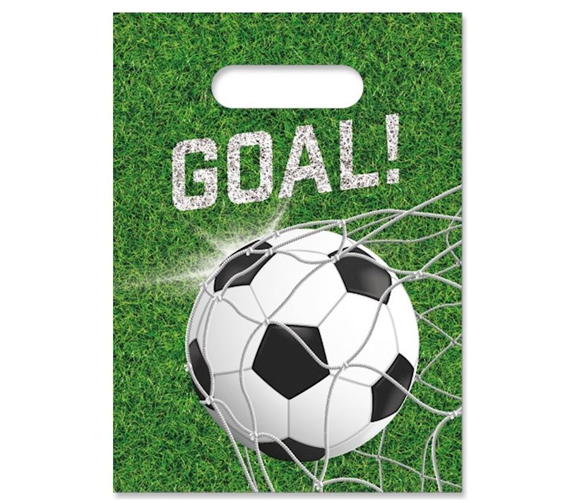 Sacs de fête football 6 pcs