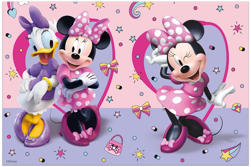 Tischdecke Minnie Junior 120x180 cm aus Kunsstoff