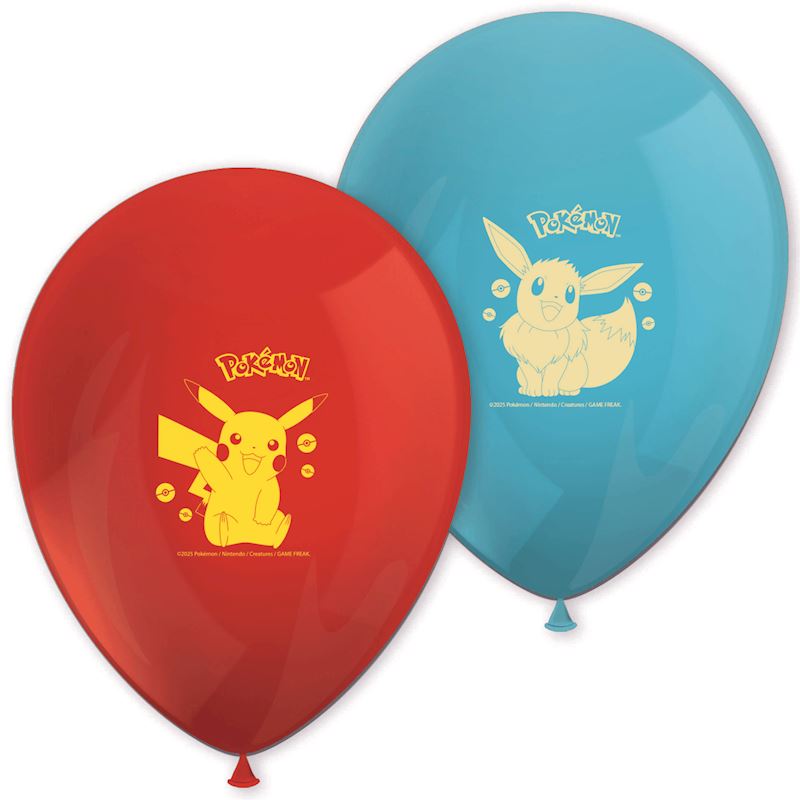 Partyballone Pokémon 8 Stk. Latex