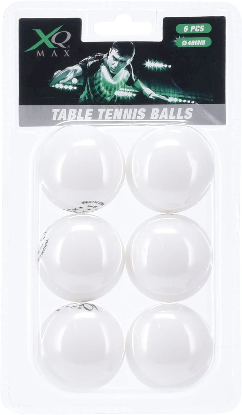 Balles de tennis de table set de 6 pcs. blanc