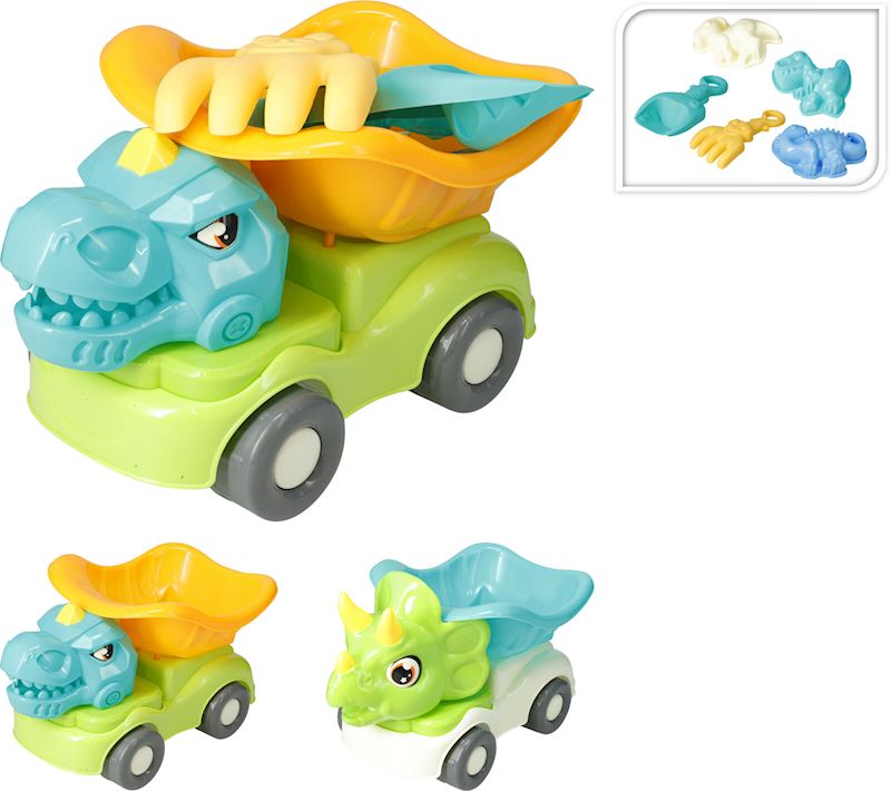 Strandspielzeug Dinosaurier 2 sort. 28 cm