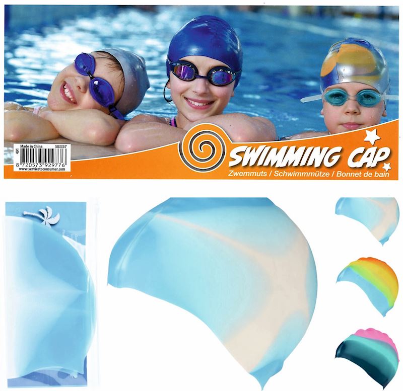 Bonnet de bain 3 ass Silicon