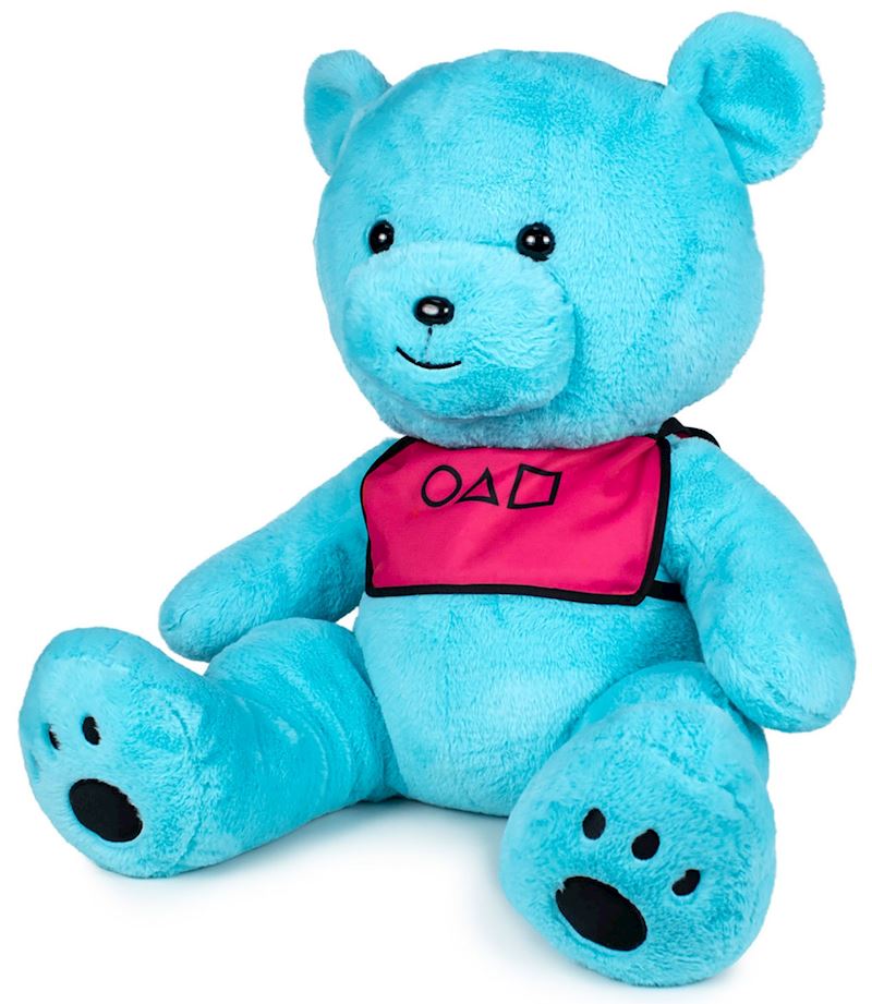 Plüsch Squid Game Bär blau 90/130 cm