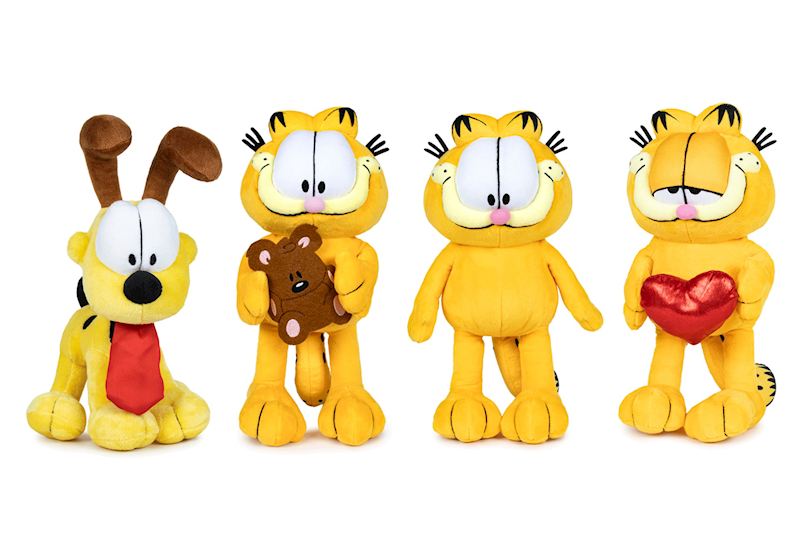 Plüsch Garfield & Odie 30 cm 4 sort.