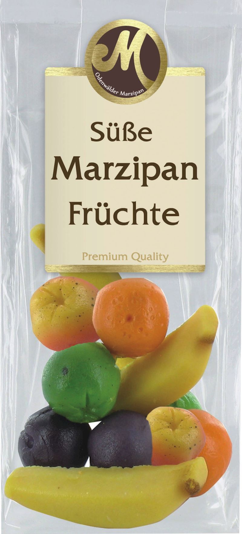 Marzipan Süsse Früchte im Beutel 100 g