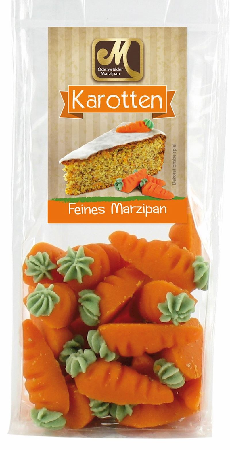 Marzipan Karotten 60 g im Beutel