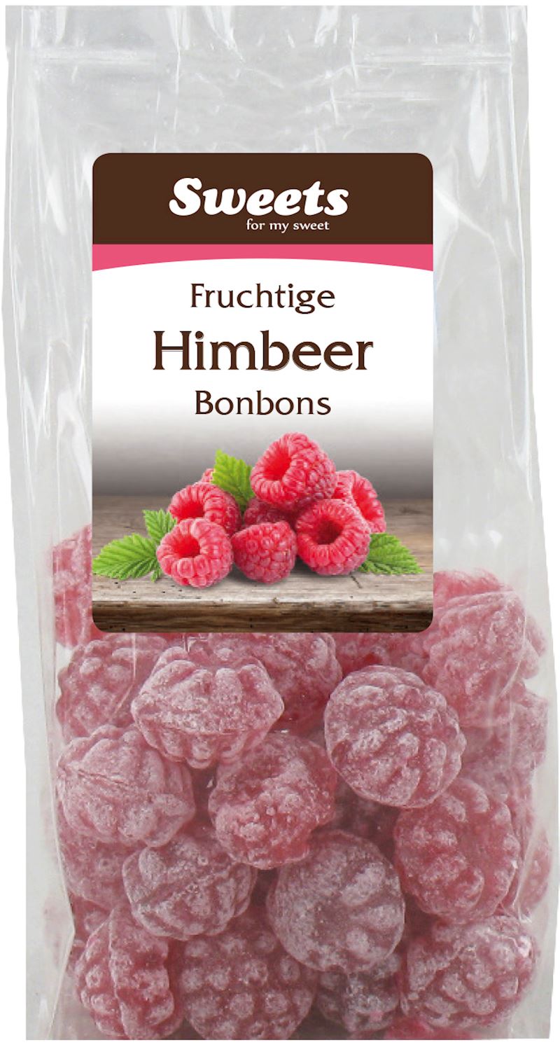Himbeer Bonbons im Beutel 150 g