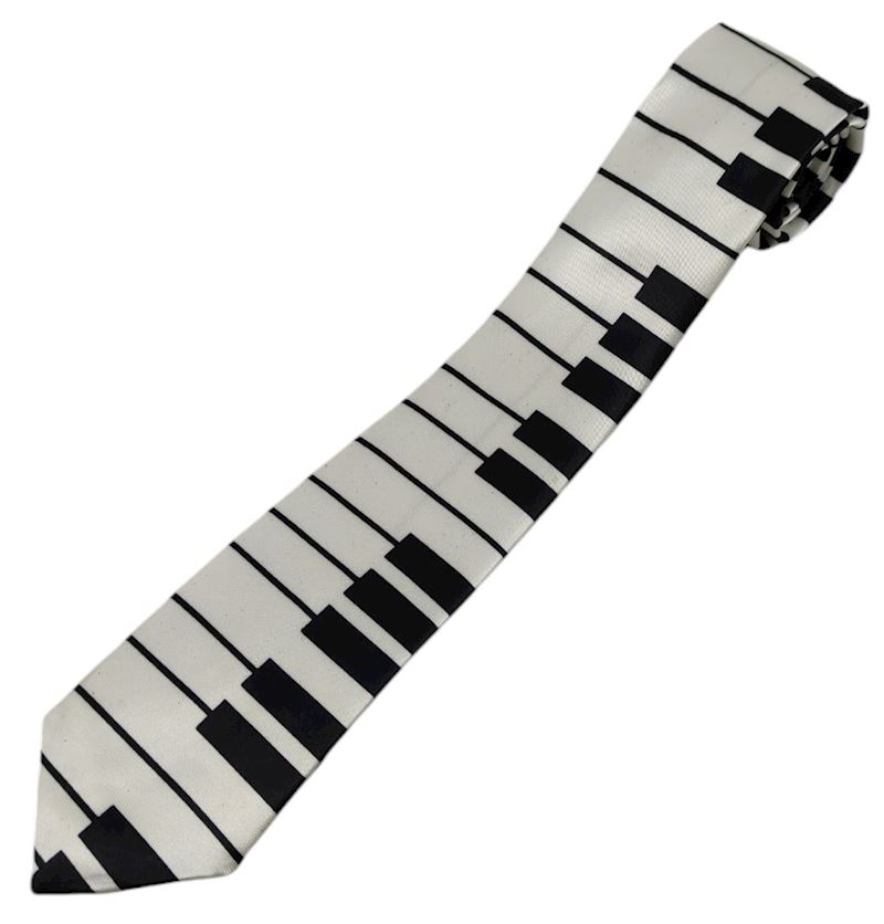 Krawatte Klaviertasten 