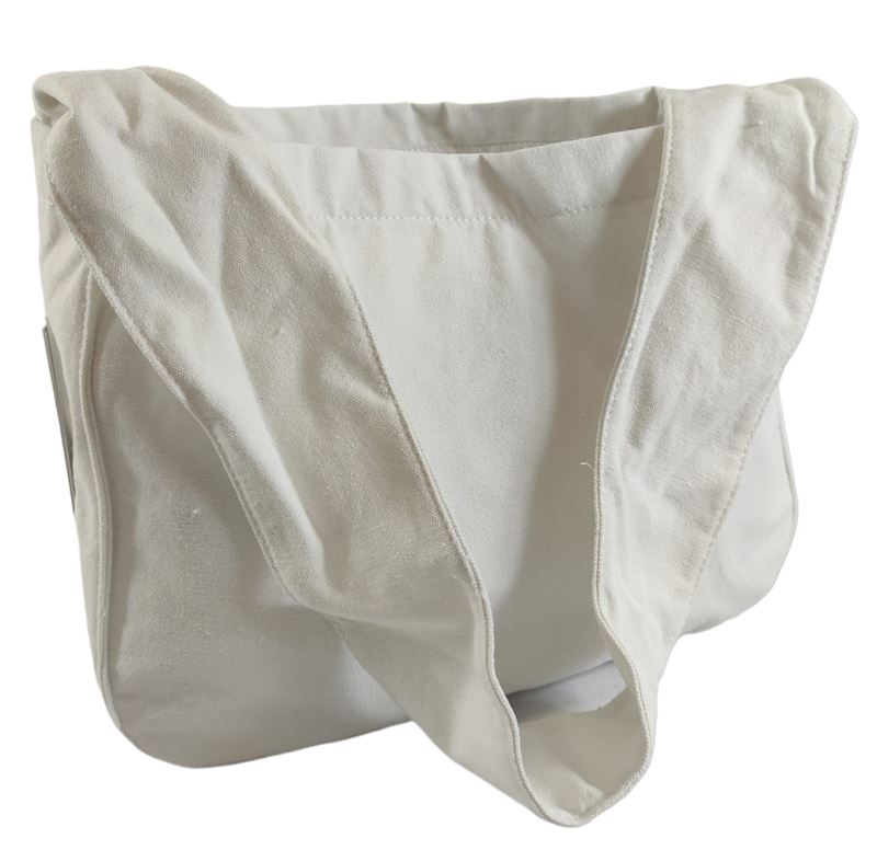 Wurfbeutel / Konfettitasche weiss 30x24x8 cm