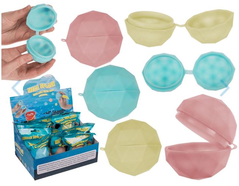 Wasserbombe schnell befüllbar wiederbefüllbar Silikon 4 ass