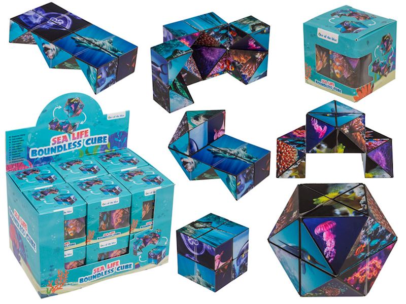 Magischer Würfel Sealife 6x6 cm