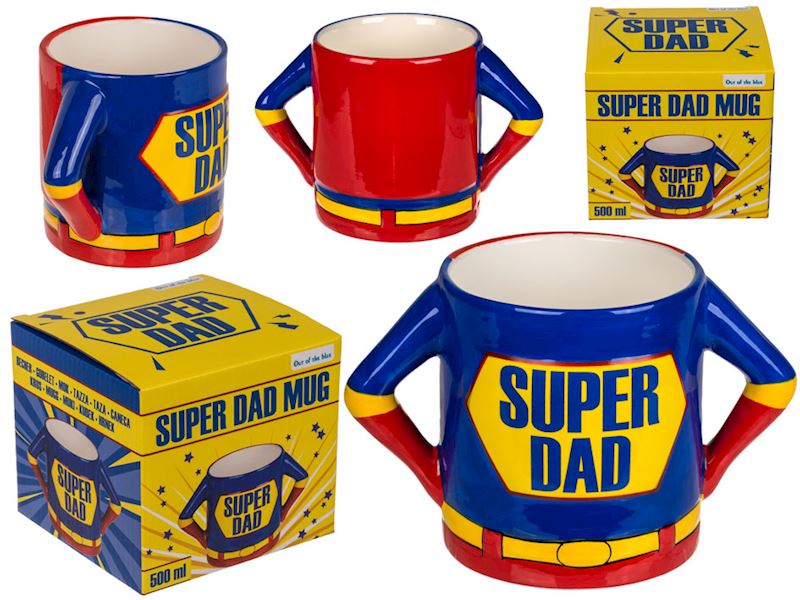 Tasse Super Dad 5 dl Keramik