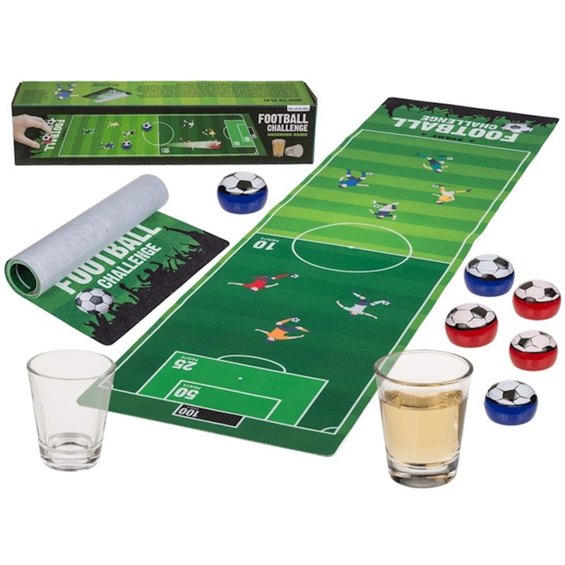 Trinkspiel Tisch Fussball 120x30 cm inkl. 1 Matte