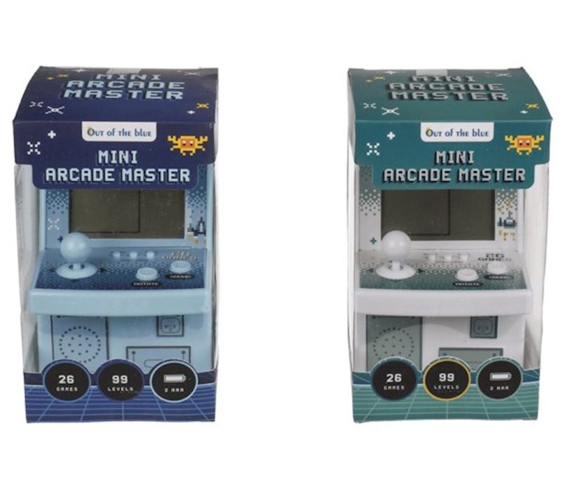 Mini Arcade Master 4 sort. Spielautomat mit 26 Spielen