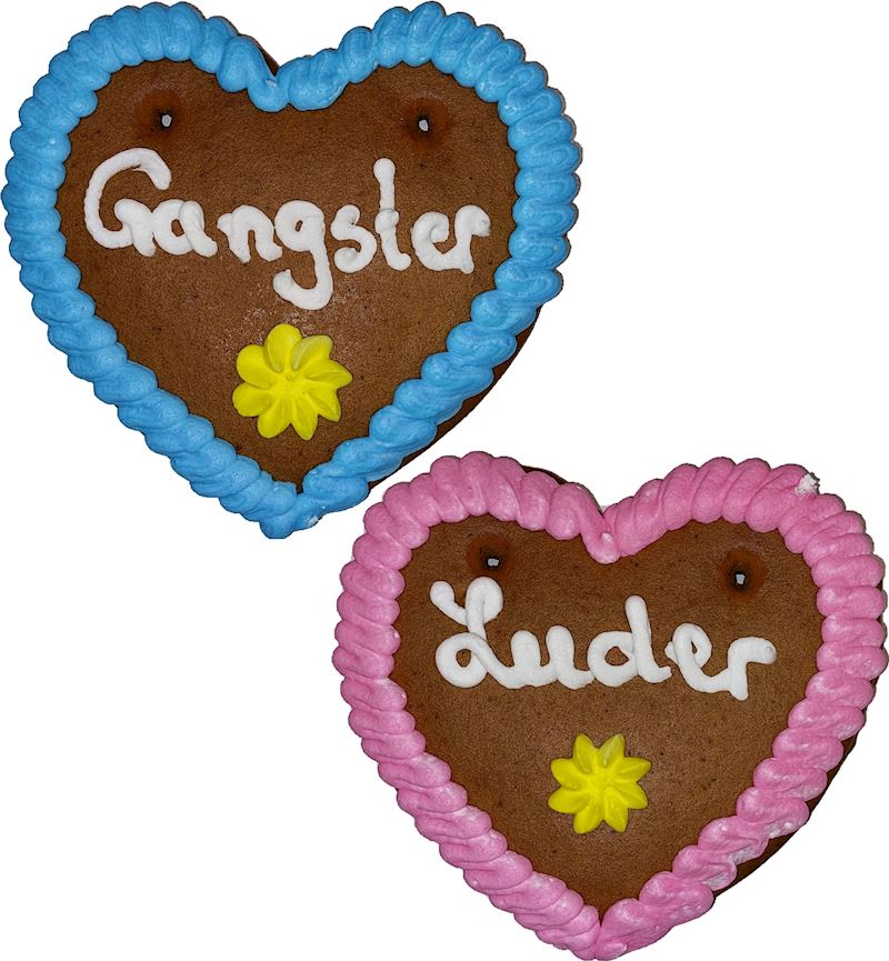 Lebkuchen Herz 40 g diverse freche Sprüche