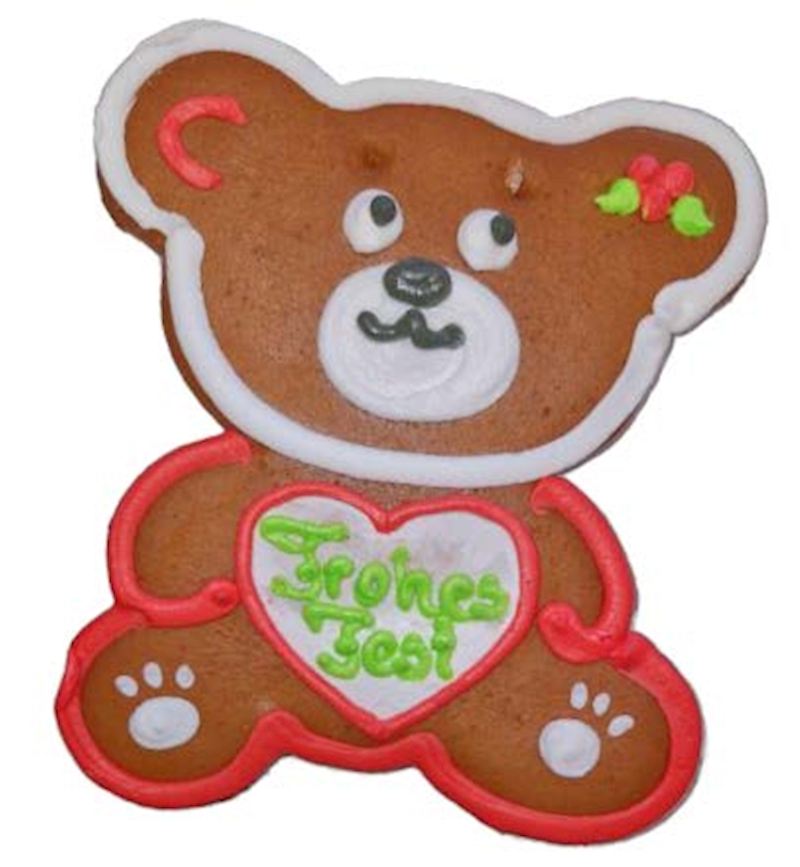 Lebkuchen Bär 125 g Weihnacht 4 Motive