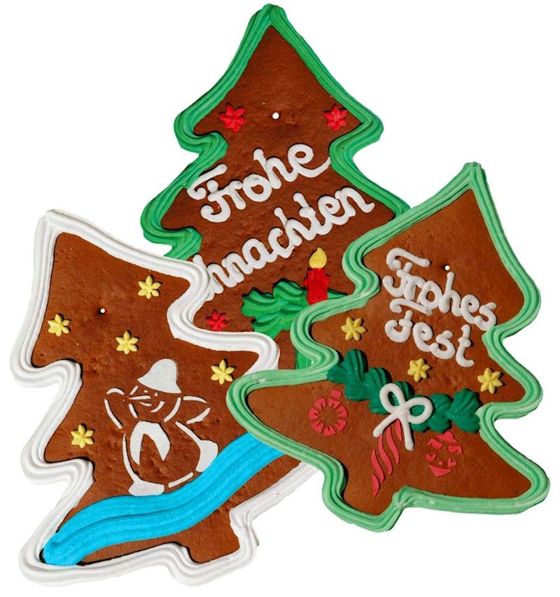 Lebkuchen Weihnachtsbaum 115 g Weihnacht 3 Motive