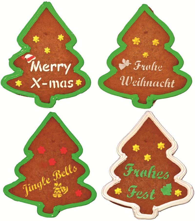 Lebkuchen Weihnachtsbaum 115 g Weihnacht 4 Motive