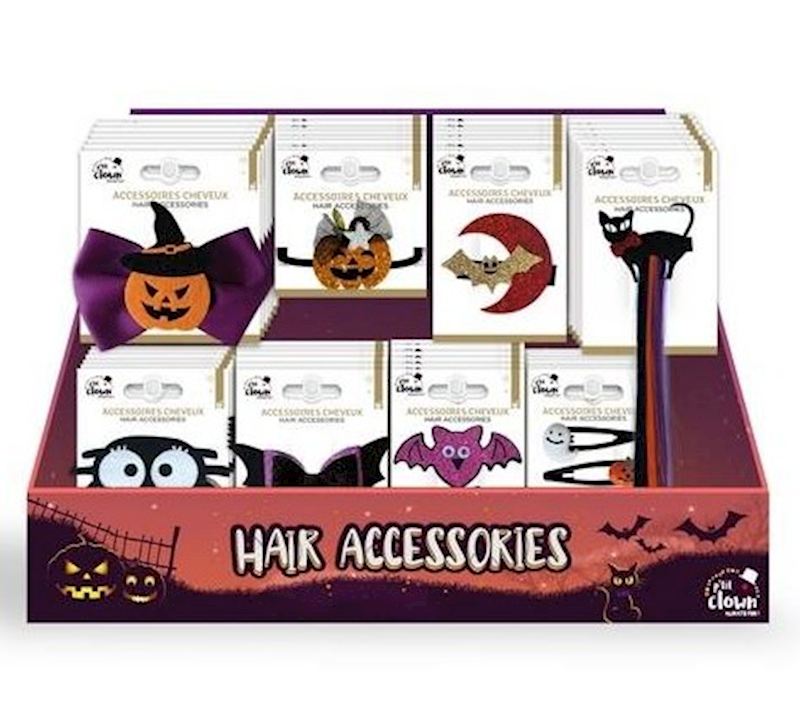 Haarschmuck Halloween 8 sort. 