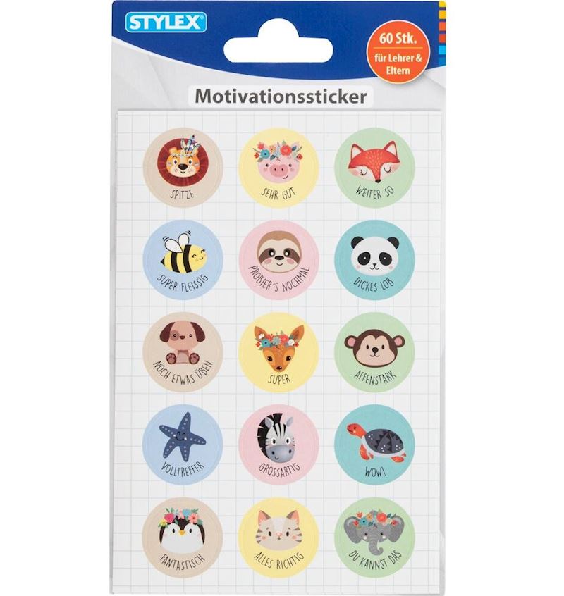 Sticker motivation autocollant avec phrases en allemande