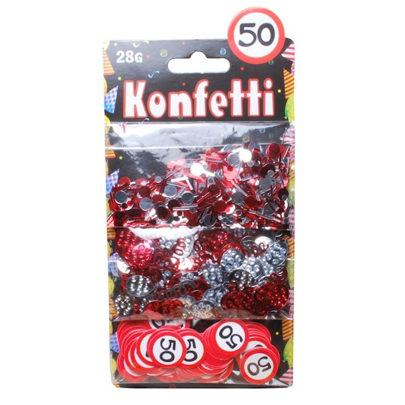 Tischkonfetti Set 50 Jahre 